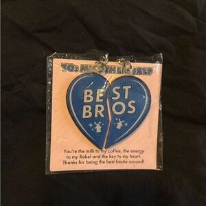 Dutch Bros Blue Best Bros Keychain Set